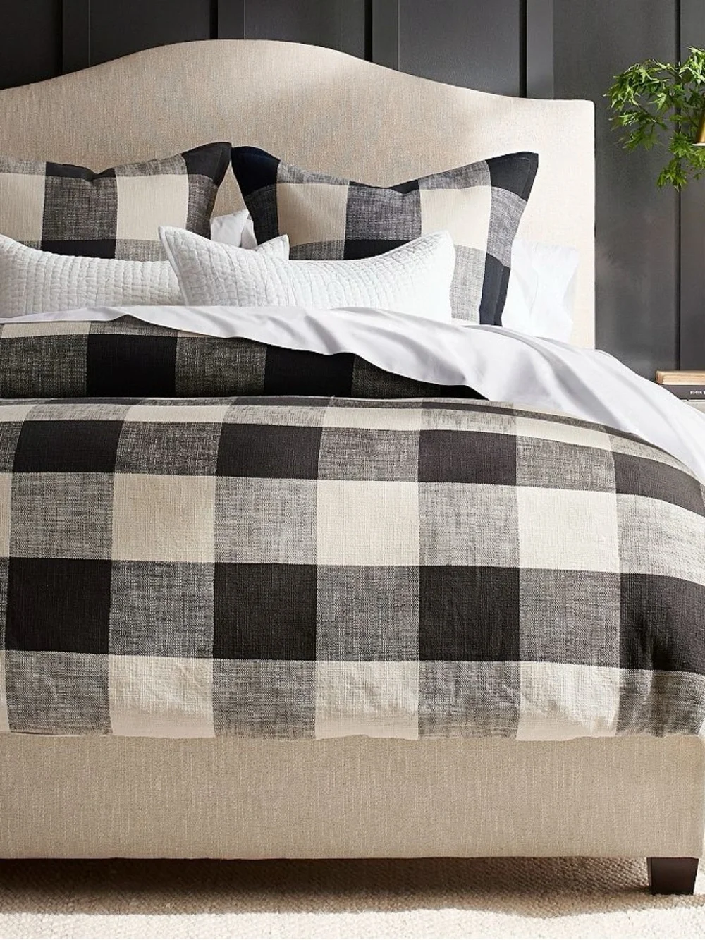 2/ Pottery Barn |  Buffalo Check  Euro Pillow Covers 24”